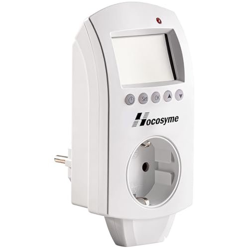 Thermostat prise programmable numérique pour chauffage et climatisation domestique - 2