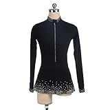 【Kürkleider Eiskunstlauf Stoff】Wir wählen Spandex von höchster Qualität (90%), atmungsaktiv, weich und elastisch. Fühlen Sie sich wohl und haben keine Bewegungen, die Ihnen bei schwierigen Bewegungen helfen? Gleichzeitig hat der Rock einen vollen Griff und einen einheitlichen Saum, um einen eleganten Look zu kreieren.