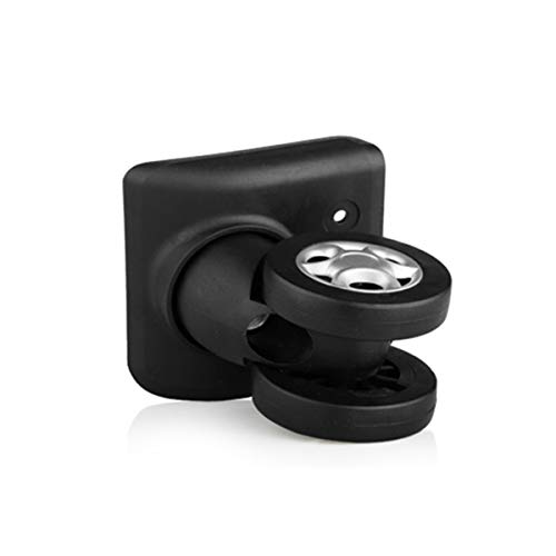 Suitcase Wheels,Luggage Wheel, (Set of a Pair) 360 Degree Swivel Front Mute Repair Replacement Luggage Wheel Suitcase Wheels Parts Spinner, Black4