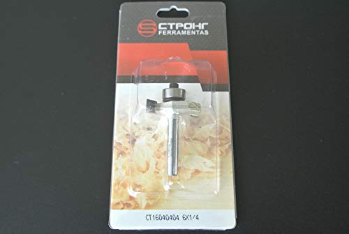 Fresa T Serrinha Debrum Com Rolamento 6mm X 1/4