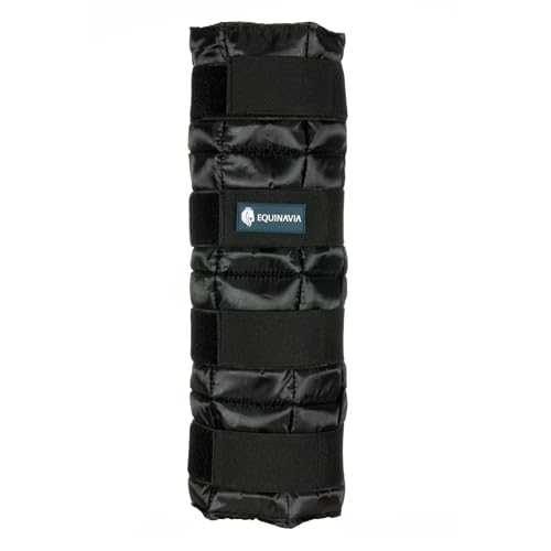 Image of Equinavia Cool Relief Therapy Equine Ice Boots for Horses, Adjustable Gel Cooling Wraps, Reusable Horse Ice Boots, Soothing Support for Recovery, Tendons and Ligaments Soreness After Exercise - 2Pack