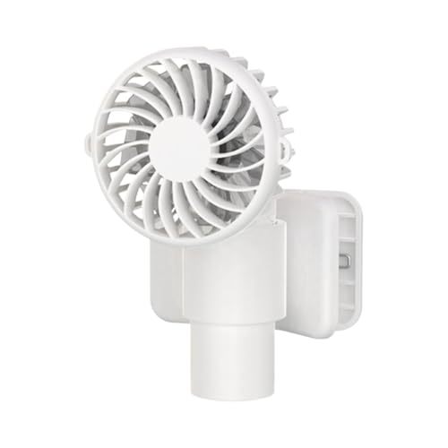 Genérico Ventilador Manual Portátil,Ventilador de Mano con Enfriador de Aire para Silla de Playa - USB Recargable 3 Velocidades Ajustables para Escritorio, Tienda de Campaña y Cochecito