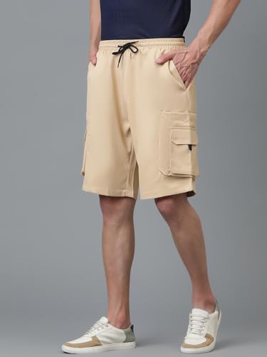 Image of KOTTY Men's Cargo Shorts with Multiple Pockets - Ideal for Hiking & Adventure