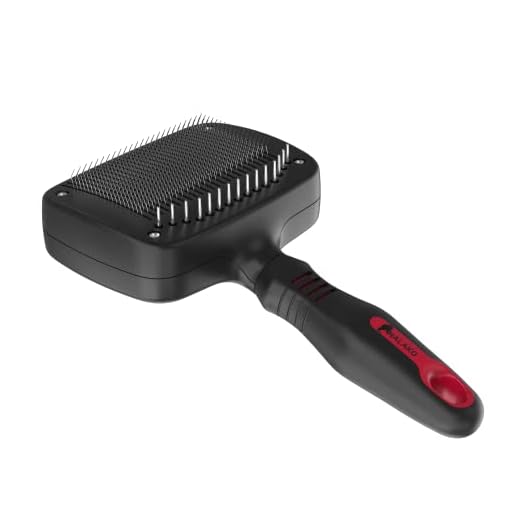 Nalako Daily Grooming Dog Brush for Shedding, Slicker Brush & Undercoat Rake, Deshedding Brush for Medium & Long Haired Dog, Great for Husky, Golden Retriever, Thick, Double Coat