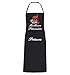 YONACREA - Tablier de Cuisine PERSONNALISABLE - Meilleure Pâtissière - NOIR