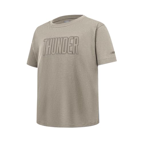 Camiseta corta boxy para niñas de la NBA en algodón pardo S 3