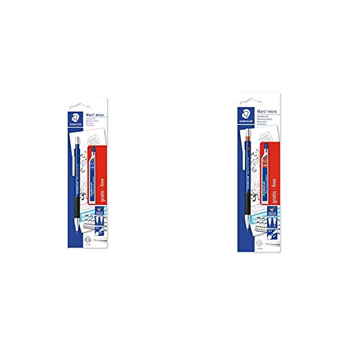 Staedtler 7757ABK25D - Portaminas (mina de 0.7 mm, incluye minas de recambio)...
