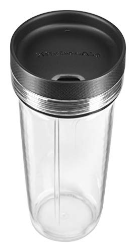 KitchenAid KSB1332BM 48oz, 3 Speed Ice Crushing Blender with 2 x 16oz Personal Jars to Blend and Go, Matte Black California 