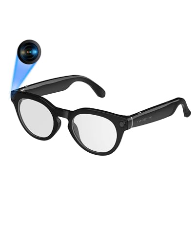 Orpnkna AI Smart Glasses with 8MP Camera, Real-Time Translation, 4K Video & Dual Microphone Noise Cancellation, Voice Assistant, for Travel, Vlogging, Meetings