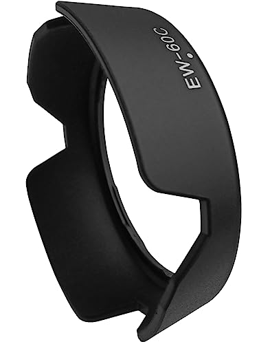 Parasol EW-60C para Canon EF-S 18-55mm f/3.5-5.6 / is / is II (No compatible con is STM) | EF 28-90mm f/4-5.6 III, EF 28-80mm f/3.5-5.6 IV USM, 58mm Tulipán Digital miniatura 6