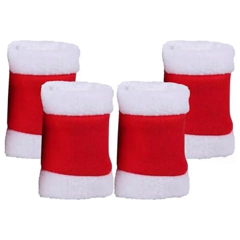 KALASONEER Christmas Horse Leg Wraps,Pack of Four,Suitable for Most Horse Legs,Easily Use and Clean-4Packs Cover