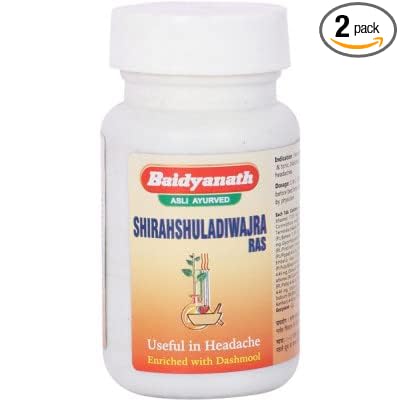 Baidyanath Jhansi Shirashuladivajra Ras, 40 Tablet, Pack of 2