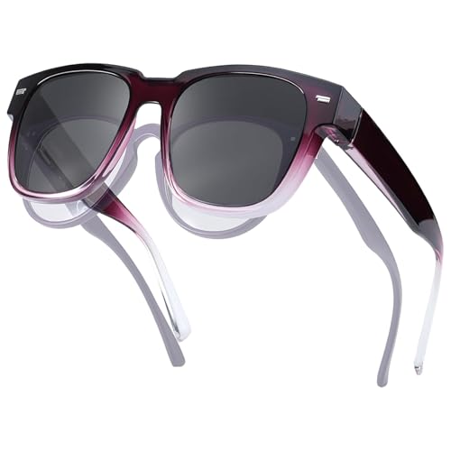 TJUTR Over Glasses Sunglasses for Women Polarised Fit Over Sunglasses