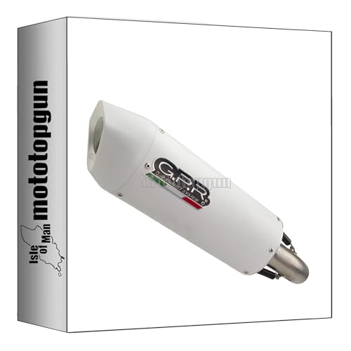 Escape homologado blanco t.91.alb compatible con Triumph Tiger 1200 Explorer XR XRT XCX