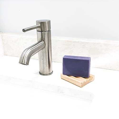 2 Pack Soap Dish, Draining Dish For Our Shampoo Bars & Conditioner Bars, 100% Natural Poplar Wood, No Chemical Varnish, Lacquer Or Stain Is Used, Handmade In The Usa (Regular) #TOP2