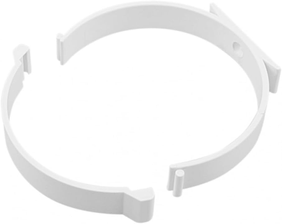 Pipe Clamp Pipe Holder 2 Pieces Diameter 100 mm Attachment for Ventilation Pipe Round Pipe Round Duct PVC Pipe for Ventilation System e.g. in Kitchen - Image 2