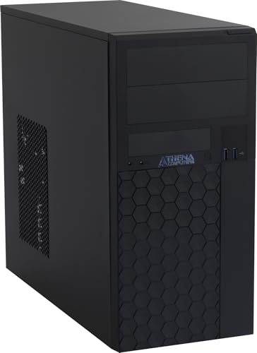Boitier PC Mini Tour ATX Noir compact pour configuration de bureau