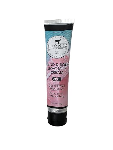 Dionis Water Love Hand & Body Cream, Goat Milk Skincare, 3.3 oz, USA Made image 3