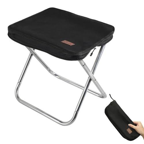 SZRUNZHU Camping Stool?Portable Foldable Stool Adult Collapsible Chairs for Fishing Outdoor Hiking 300 LBS Load