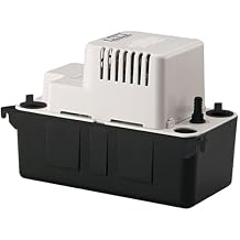 Little Giant 554405 Vcma-15 Series Condensate Pump, 7" Height, 5" Width, 11" Length, 115V