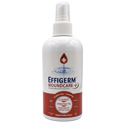 Effigerm Advanced Wound Care Solution 250ml Spray – No-Sting Hypochlorous Acid – First Aid for Hydration, Skin Repair & Healing – Long-Lasting & Shelf-Stable