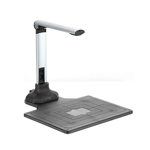 Escáneres de Documentos, 12 megapíxeles HD Document Cámara Scanner E1200 Plus con Fill-in LED Enfoque automático Ligero A3, A4, A5 Tamaño