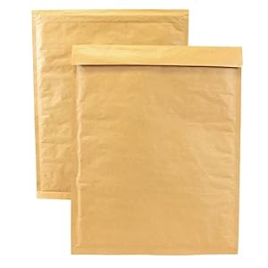 Smiley Pack 50 Luftpolsterumschläge K/10 Braun