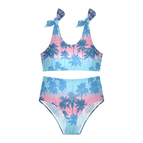 Image of Boccsty Summer Girls Swimsuits Kids Bikini Sets 2 Pcs Bathing Suit for 3T-12T