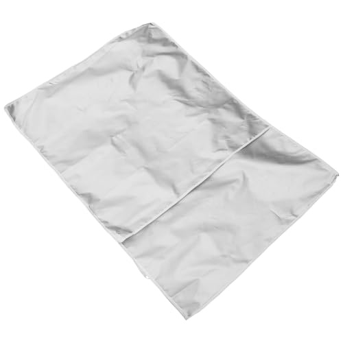 GALPADA Klimaanlagen Abdeckung aus Polyester Silberne Schutzabdeckung für Außeneinheit Wasserfest und Staubdicht Schützt vor Schmutz und Kalter Luft im Außenbereich
