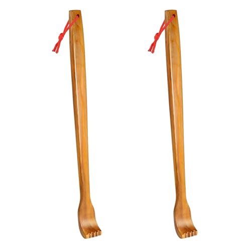 Grattoir des épaules et du dos en bois - Outil de démangeaison et masseur corporel