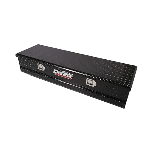 Dee-Zee 56 Inch Red Label Utility Tool Box Slanted Front | Pickup Truck Bed Storage Organizer | DZ8556B