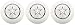 Discraft 175g Ultimate Disc Bundle (3 Discs) White, White & White