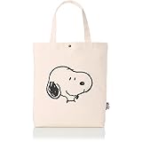 [シフレ] [ハピタス] トートバッグ SNOOPY スヌーピー SNP6009 PN70スヌーピーフェイス 背面ポケットタイプ Free Size