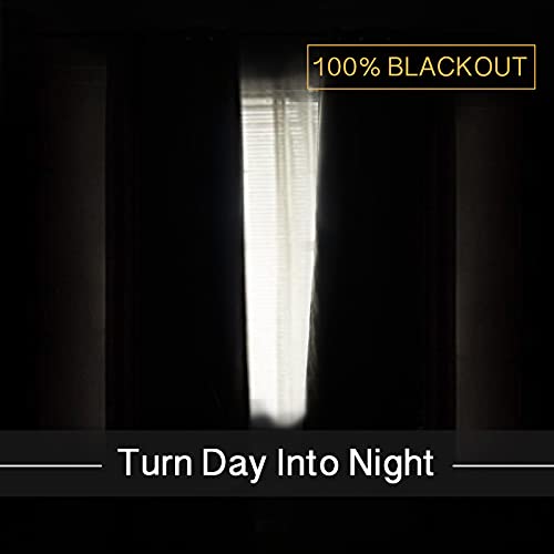 Rose Home Fashion Sliding Glass Door Curtain, Primitive Linen Look 100% Blackout Curtains Sliding Door Curtains, Thermal Insulated Patio Door Curtain For Sliding Door-1 Panel (100X84 Beige) #TOP1