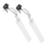 ULDIGI 2pcs Iron Snare Wire Drum Replacement Parts Metal Belt for Snare Drum Silver Hardware