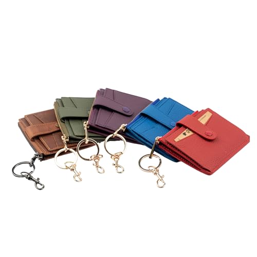 Tarjetero de cuero para hombre mujer el regalo elegante y funcional de 10,5 x 9