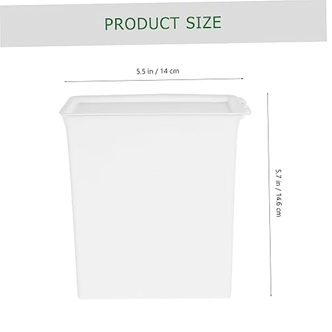 Cabilock Laundry Beads Storage Case Lid Home Laundry Room Accessories Storage Box