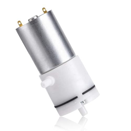 VOBOR Mini Pompe 12V, Micro Moteur de Pompe à Vide Électrique DC 12V, pour Électromenagers Instrument Médical Industriel ﻿