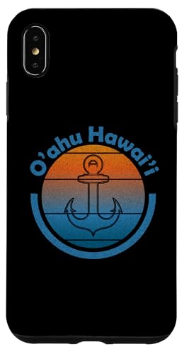 Hawaiian Sailor Anchor - Oahu Hawaii Funny Sailing Carcasa para iPhone XS Max