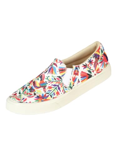 Artisanal Tennis Mod. Alebrijes Cotton 50%, Polyesterr 50% White 603956