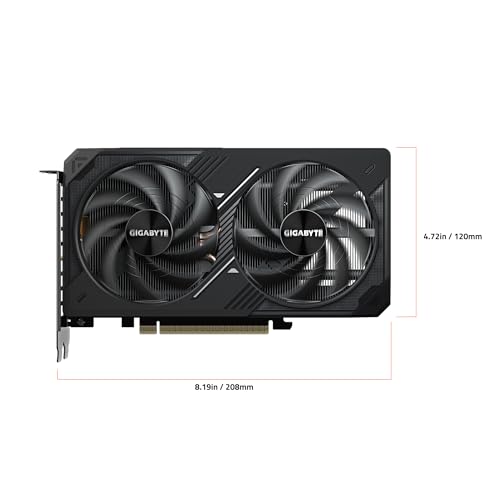 Image of GIGABYTE GeForce RTX 5060 Ti WINDFORCE MAX OC 16G Graphics Card, by NVIDIA, 16GB 128-bit GDDR7, PCIe 5.0, Cooling System, DisplayPort & HDMI - Video Output Interface, GV-N506TWF2MAX OC-16GD Video Card