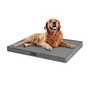 Cama Perro Extra Grande Ortopédica – Colchón Perro Lavable Verano , Desenfundable con Espuma De Caja De Huevos