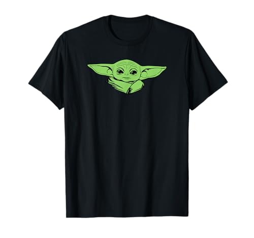 T-shirt Grogu Star Wars imprimé haute définition en coton doux premium