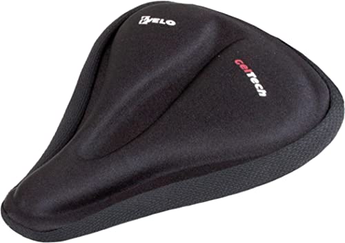 VELO 137657 Anatomic Gel Saddle Cover - Black