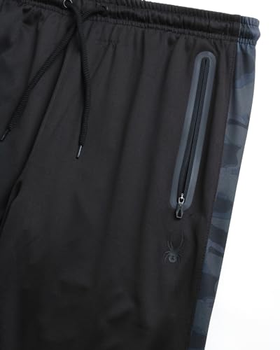 Spyder Mens Sweatpants with Pockets - Athletic Performance Tech Joggers for Men, Terry Workout Pants for Gym, Running, Hiking4