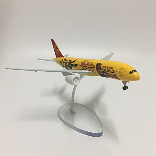 Modelo de avión Boeing B787 de colección en metal fundido a presión de 16 cm 7