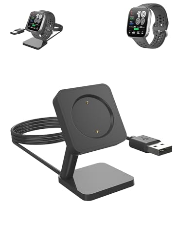 Cargador magnético Amazfit Bip 6 y Active 2 con cable USB de carga rápida para reloj inteligente