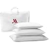 Marriott Hotel Down Alternative Eco Pillow - Luxury Hotel Pillows with 100% Recycled Fill - Down Alternative Pillow for Sleeping - Original Hotels Bedding - Set of 2 - Queen