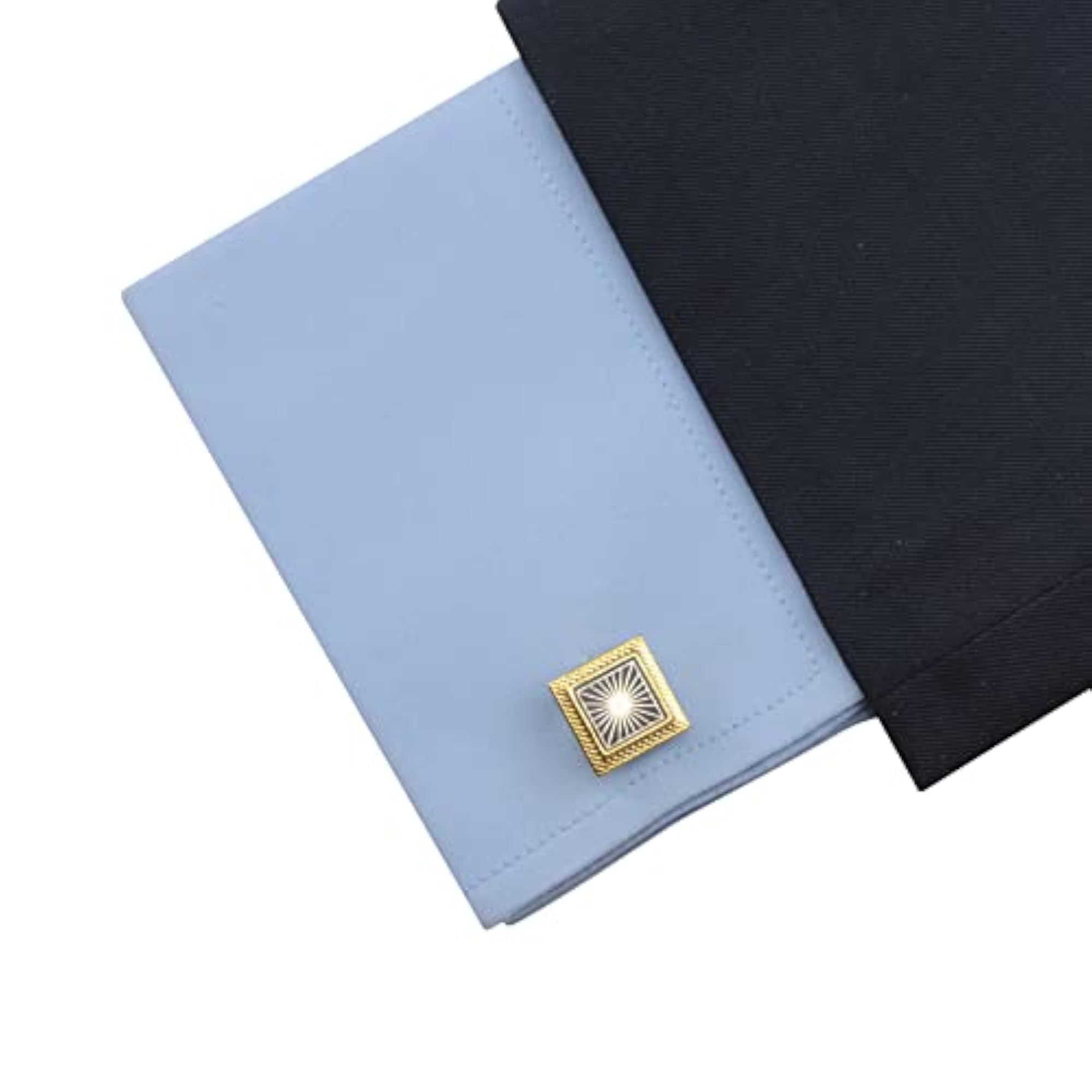 Men's Sunshine Golden Cufflinks, Elegant Gift