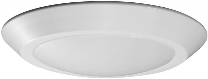 Nuvo Lighting 62/1261R1 7.09 Inch 15W 1 LED Disk Light, White Finish